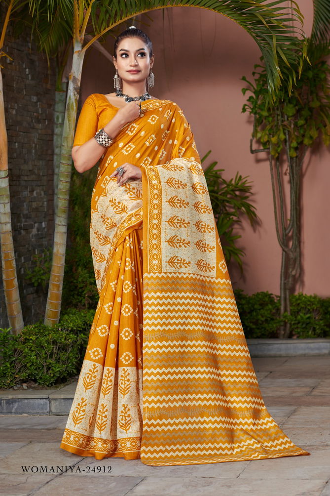 Apple Womaniya Vol 24 Daily Wear Sarees Catalog
